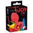 Colorful JOY - silikooniline anaalplug - väike (punane)