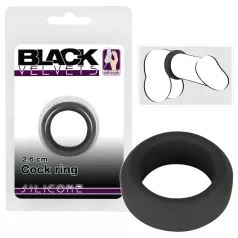  Black Velvets - peeniserõngas paksude seintega 2,6 cm - must