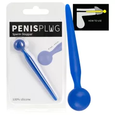   Dilator Sperm Stopper - peaga silikoonist dilataator - sinine