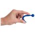 Dilator Sperm Stopper - silikoonist kuulike dilator (sinine)
