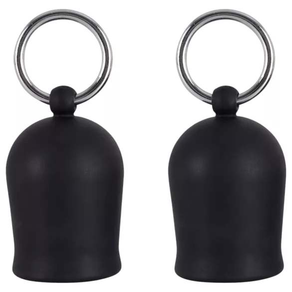 Black Velvets - nibu vaakumpump metallrõngaga - must