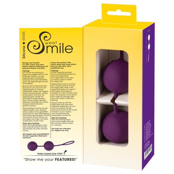 SMILE XXL Balls - suured geishakuulid - lilla