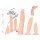 You2Toys - Anaaltreening - elutruud dildokomplekt - 3 tk (naturaalne)