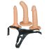You2Toys - Rihmatav kinnitatav dildo komplekt! - naturaalne