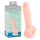 Meditsiiniline silikoon dildo (18cm) - naturaalne