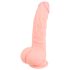 Medical - meditsiiniline silikoon dildo (20cm) - naturaalne