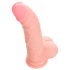 Medical - meditsiiniline silikoon dildo (20cm) - naturaalne