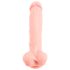 Medical - meditsiiniline silikoon dildo (24cm) - naturaalne