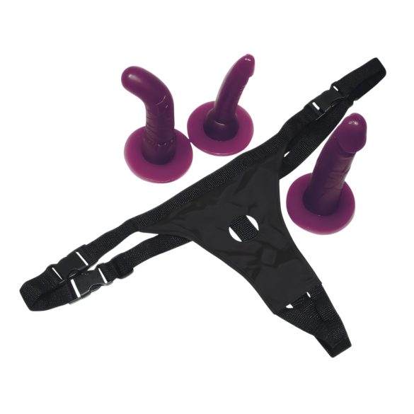 Bad Kitty - Rihmaga kinnitatav dildo komplekt