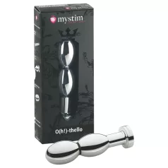   mystim O(h!)-thello - elektro anaalipistik kuulidega - hõbedane
