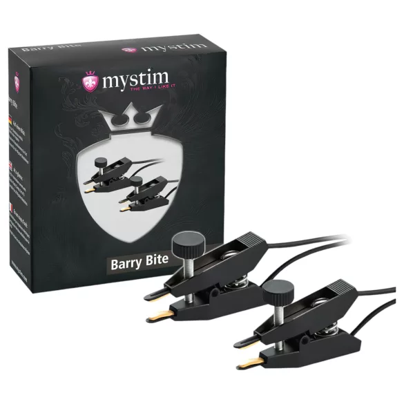 mystim Barry Bite - elektroklambrid nibudele - 2 tk