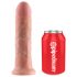 King Cock Strap-on 8 - kinnitatav dildo - naturaalne