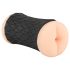 Nature Skin - looduslik tupp ja pepu masturbator (naturaalne-must)