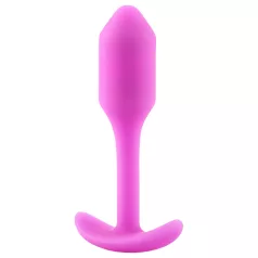   b-Vibe Snug Plug 1 - anaalplug sisseehitatud raskusega (55 g, roosa)