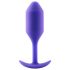 b-vibe Snug Plug 2 - kaks kuuli anaalplug (114g) - lilla