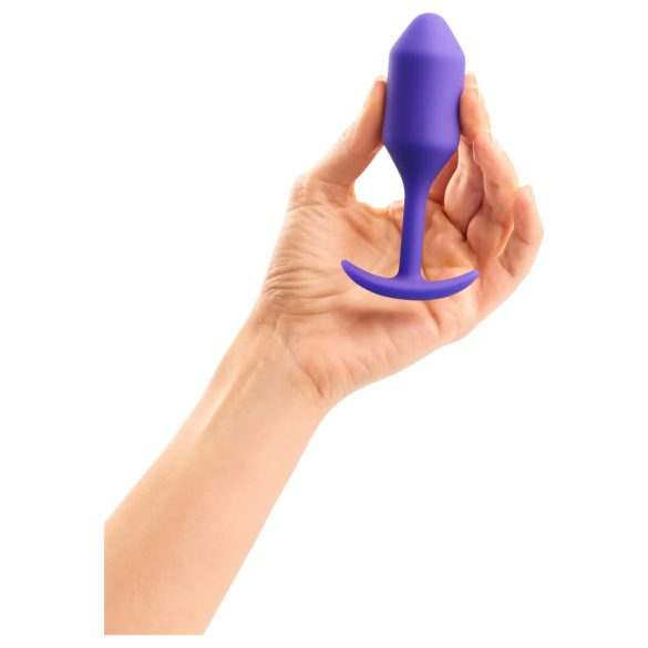 b-vibe - anaalplugg kahe kuuliga - 114g - lilla