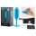 b-vibe Snug Plug 3 - topeltkuuliga anaalplug (180g) - sinine