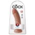 King Cock 8 dildo (20 cm) - tume naturaalne