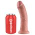 King Cock 8 dildot (20 cm) - naturaalne