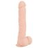 Looduslik nahk - kinnitusdildoga realistlik suur dildo