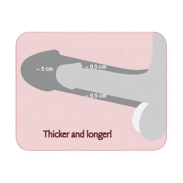 Nature Skin - peenisevana - rõngaga pikendaja - naturaalne