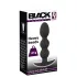 Black Velvets Heavy - 145 g kuuliga anaalpistik (must)