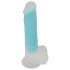 You2Toys Glow in the Dark - iminapaga ja helendav dildo (sinine)