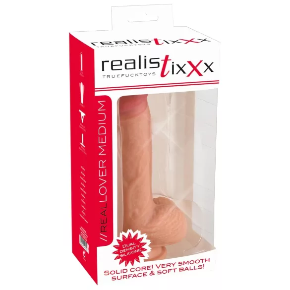 realistixxx - iminapaga realistlik dildo (22 cm, ihuvärvi)