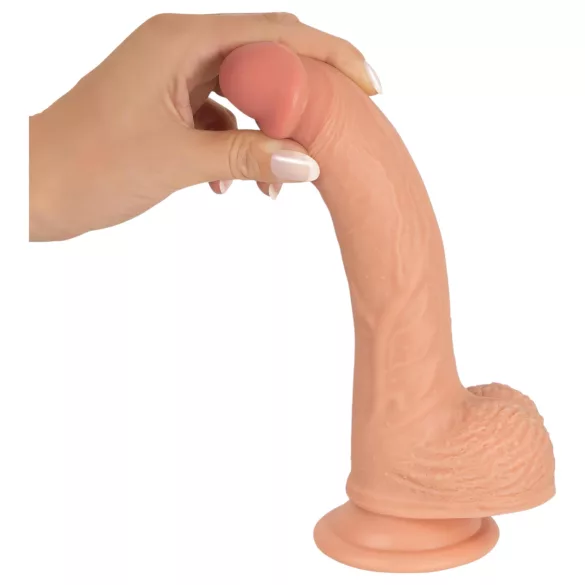 realistixxx - iminapaga realistlik dildo (22 cm, ihuvärvi)