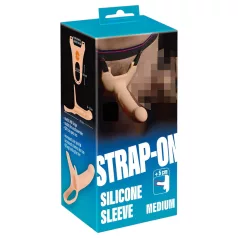You2Toys - strap-on dildoga vööga - õõnes - naturaalne