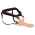 You2Toys - Strap-on M - kinnitatav, õõnes dildo - naturaalne