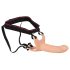 You2Toys - Strap-on - kinnitatav, õõnes dildo (suur) - naturaalne