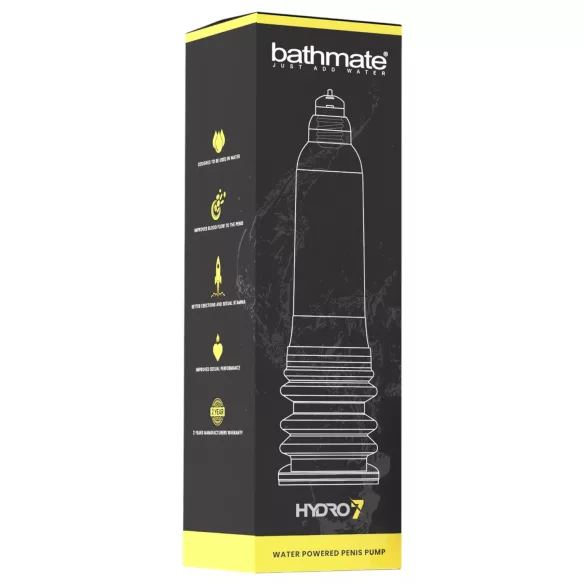 Bathmate Hydro7 - hüdrauliline peenisepump (läbipaistev)