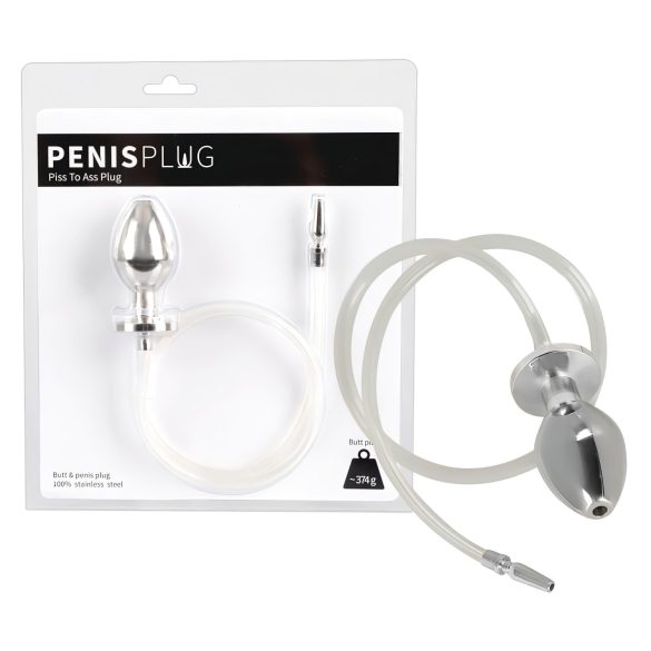 "Piss to Ass Plug - õõnes anaalplug kusitilaiendiga"