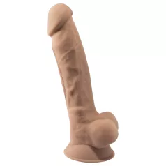 Silexd 7 - dildo iminapaga - 17,5 cm naturaalne