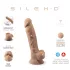Silexd 7 - dildo iminapaga - 17,5 cm naturaalne