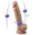 Silexd 7 - imikupuga dildos - 17,5 cm (naturaalne)