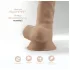 Silexd 7 - dildo iminapaga - 17,5 cm naturaalne
