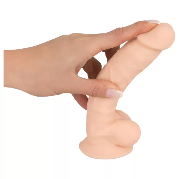 Silexd 7 - dildo iminapaga - 17,5 cm naturaalne