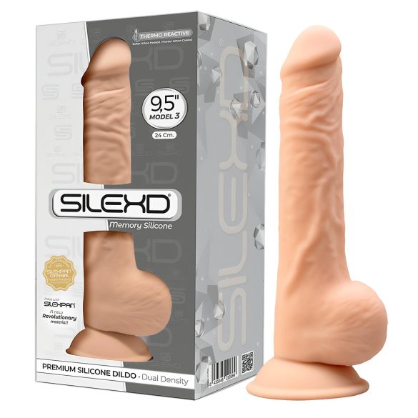 Silexd dildoga- 24cm, iminapaga, loomulik