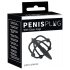 Peenisepistik – silikoonist peapeavõre dilataatoriga (must)