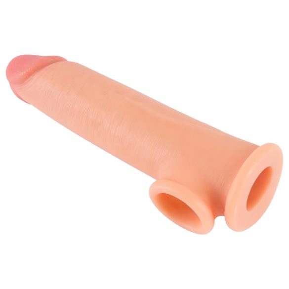 Realistixxx - peenisehülss rõngaga - 19cm naturaalne