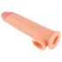 Realistixxx – hernerõngaga pikendatud peenisehülss - 19 cm (naturaalne)