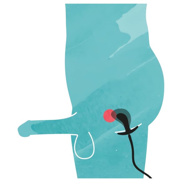 You2Toys - täispuhutav anaaltapp - must