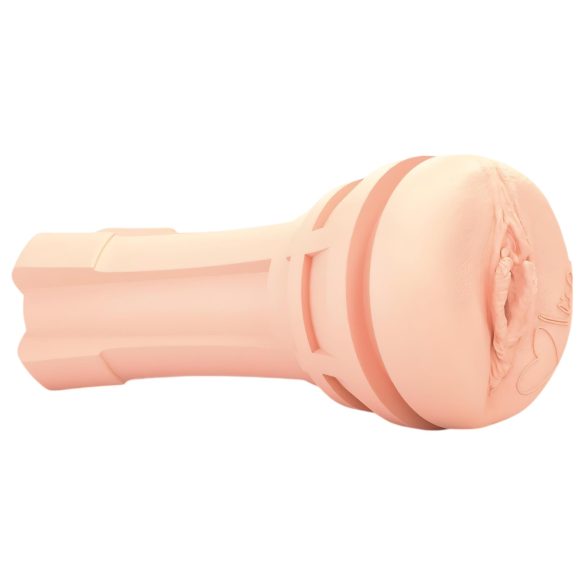 mystim OPUS Mica - realistlik masturbaator tupe avaga - naturaalne/must