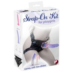   You2Toys - Strap-on komplekt - kinnitatav dildokomplekt (2 dildoga)