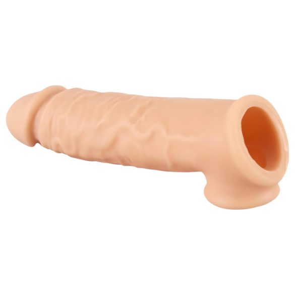 Realistixxx - peenisehülss munandiringiga - 16 cm naturaalne