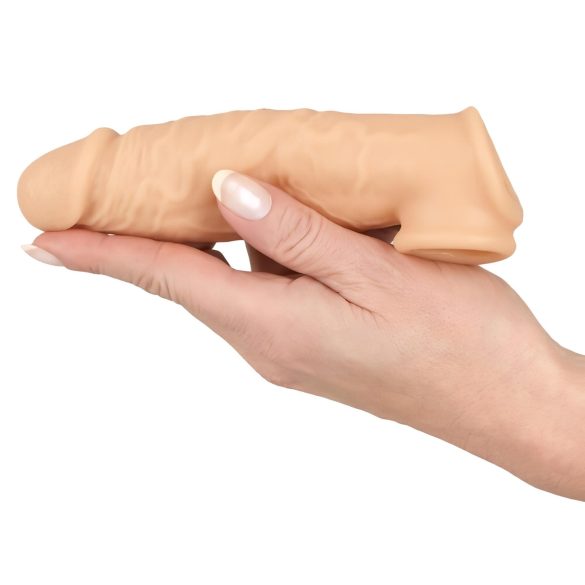 Realistixxx - peenisehülss munandiringiga - 16 cm naturaalne