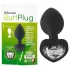 You2Toys - anaalipistik valge kiviga - must