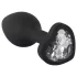 You2Toys - anaalipistik valge kiviga - must